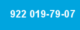 922 019-79-07 922 019-79-07
